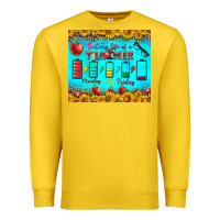 Lemon Battery Life Of A Teacher Tumbler Premium Sweatshirt - BundleAndBundleShop