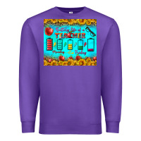 Purple Battery Life Of A Teacher Tumbler Premium Sweatshirt - BundleAndBundleShop