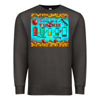 Smoke Battery Life Of A Teacher Tumbler Premium Sweatshirt - BundleAndBundleShop