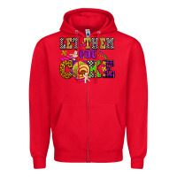 Red let them eat cake olivia Zipper Hoodie - OliviaCreatesArt