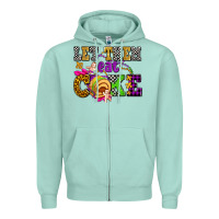 Seafoam let them eat cake olivia Zipper Hoodie - OliviaCreatesArt