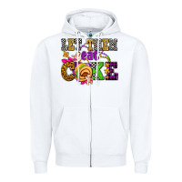 White let them eat cake olivia Zipper Hoodie - OliviaCreatesArt