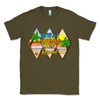 Army Green sunrise sunburn sunset repeat Classic Tee - JahusDesignShop