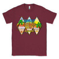 Burgundy sunrise sunburn sunset repeat Classic Tee - JahusDesignShop