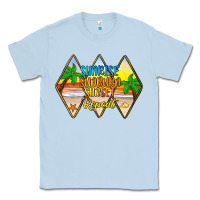 Dusty Blue sunrise sunburn sunset repeat Classic Tee - JahusDesignShop