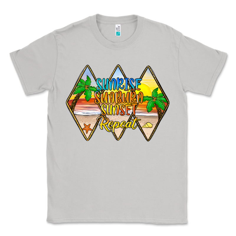 Sunrise Sunburn Sunset Repeat Classic Tee by JahusDesignShop | Teevron