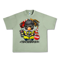 Oil Green truck driver life gnome Urban Heavy Tee - BarkalooDesign