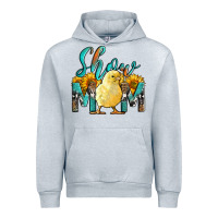 Heather Grey Western Show Mom Baby Chick Urban Hoodie - LillyAllenDesigns