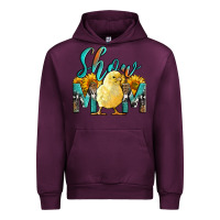 Mauve Wine Western Show Mom Baby Chick Urban Hoodie - LillyAllenDesigns