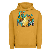 Pigment Peanut Butter Western Show Mom Baby Chick Urban Hoodie - LillyAllenDesigns