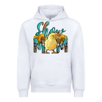 White Western Show Mom Baby Chick Urban Hoodie - LillyAllenDesigns