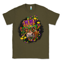 Army Green Mardi Gras red Angus Classic Tee - LillyAllenDesigns