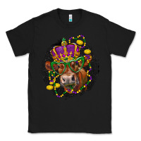 Black Mardi Gras red Angus Classic Tee - LillyAllenDesigns