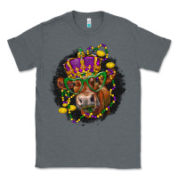 Charcoal Heather Mardi Gras red Angus Classic Tee - LillyAllenDesigns