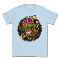 Dusty Blue Mardi Gras red Angus Classic Tee - LillyAllenDesigns