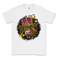 White Mardi Gras red Angus Classic Tee - LillyAllenDesigns