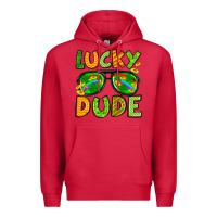 Cardinal St. Patrick's Lucky dude Premium Hoodie - OliviaCreatesArt