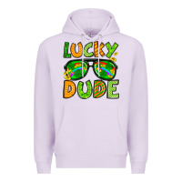 Lilac St. Patrick's Lucky dude Premium Hoodie - OliviaCreatesArt