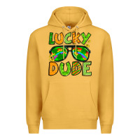 Mustard St. Patrick's Lucky dude Premium Hoodie - OliviaCreatesArt
