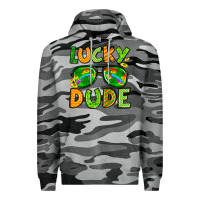 Slate Camo St. Patrick's Lucky dude Premium Hoodie - OliviaCreatesArt