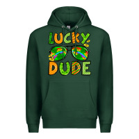Sports Green St. Patrick's Lucky dude Premium Hoodie - OliviaCreatesArt