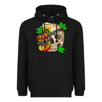 Black skull crawfish season Heavyweight Hoodie - FaDigitalArtStudio