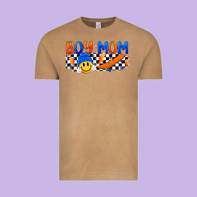 Boy Mom Vintage Tee Designed By Artiststas
