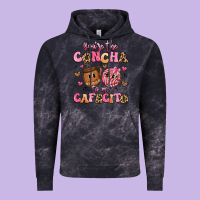 You're The Concha To My Cafecito Vintage Hoodie Designed By Artiststas