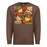 Chestnut christmas chicken Premium Sweatshirt - FaDigitalArtStudio