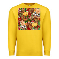 Lemon christmas chicken Premium Sweatshirt - FaDigitalArtStudio