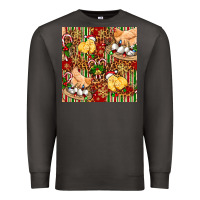 Smoke christmas chicken Premium Sweatshirt - FaDigitalArtStudio
