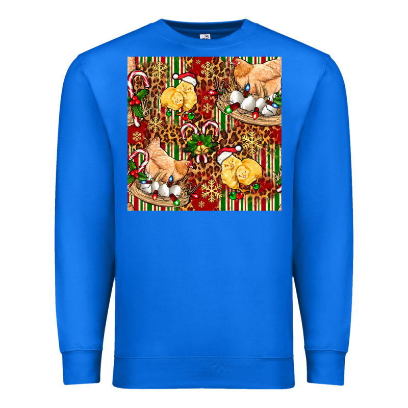 Christmas Chicken Premium Sweatshirt by FaDigitalArtStudio | Teevron