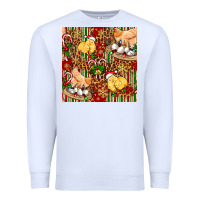 White christmas chicken Premium Sweatshirt - FaDigitalArtStudio