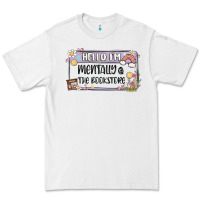 White hello im mentally at the bookstore Premium Tee - MaliasSmallBusiness