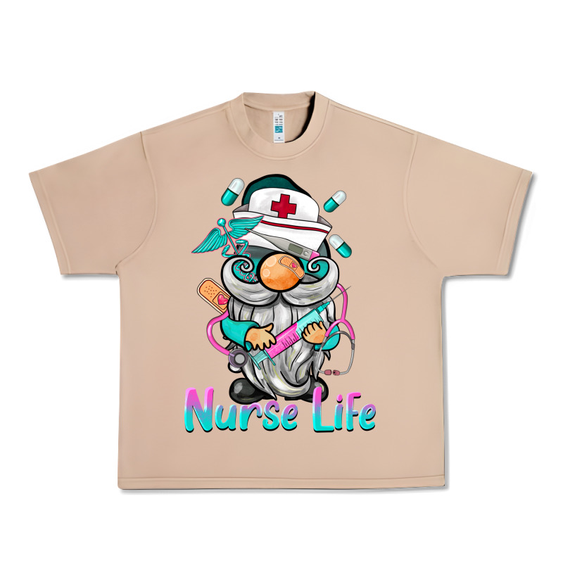 Nurse Life  Gnome Urban Heavy Tee by BarkalooDesign | Teevron