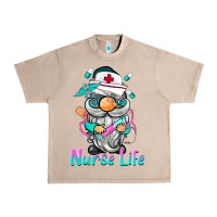 French Oak nurse life  gnome Urban Heavy Tee - BarkalooDesign