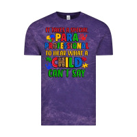 Cloud Purple it takes a special paraprofessional to hear what a Vintage Tee - Artiststas