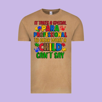 It Takes A Special Paraprofessional To Hear What A Vintage Tee Designed By Artiststas