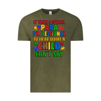 Vintage Olive it takes a special paraprofessional to hear what a Vintage Tee - Artiststas