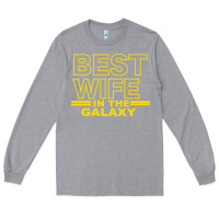 Heather Grey BEST WIFE IN THE GALAXY Long Sleeve Tee - Bettercallsaul