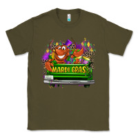 Army Green Mardi Gras truck Classic Tee - LillyAllenDesigns