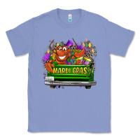 Colony Blue Mardi Gras truck Classic Tee - LillyAllenDesigns