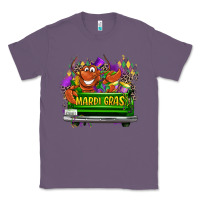 Lavender Mardi Gras truck Classic Tee - LillyAllenDesigns