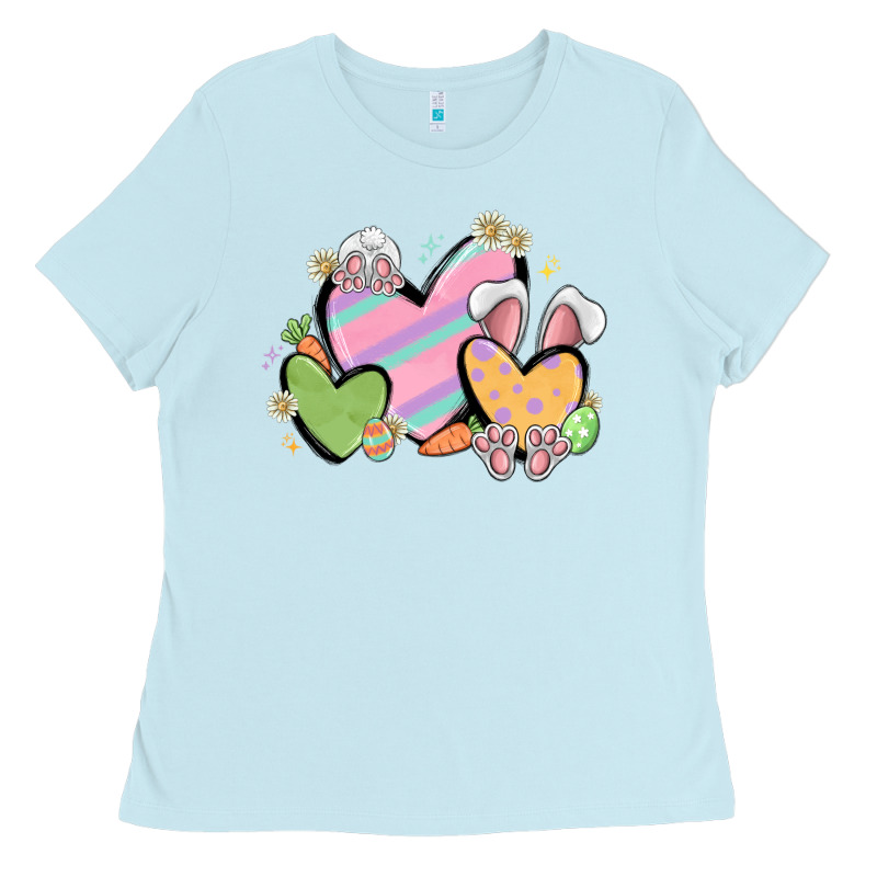 Easter Hearts Ladies Tee by MaliasSmallBusiness | Teevron
