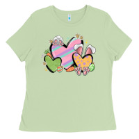 Matcha easter hearts Ladies Tee - MaliasSmallBusiness
