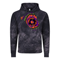 Cloud Black tie dye patch Vintage Hoodie - RanaPortraitStore