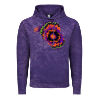 Cloud Purple tie dye patch Vintage Hoodie - RanaPortraitStore