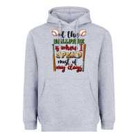 Heather Grey at the ballpark is where i spend most my days Heavyweight Hoodie - BundleAndBundleShop