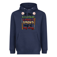 Navy at the ballpark is where i spend most my days Heavyweight Hoodie - BundleAndBundleShop