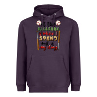 Plum at the ballpark is where i spend most my days Heavyweight Hoodie - BundleAndBundleShop